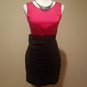 Express NWT Red Ruched Cocktail Dress